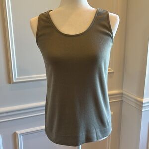 NWT! Chico's Olive Green Knit Tank